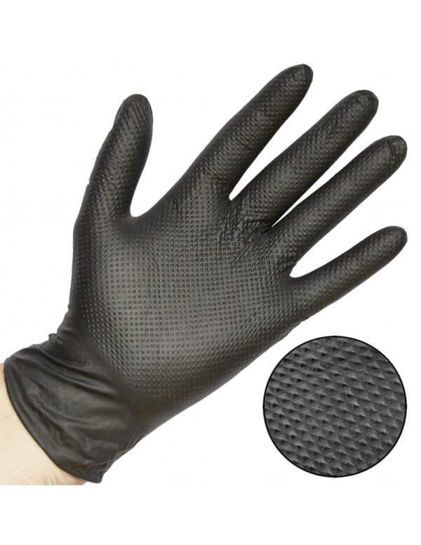Pares de Guantes de Nitrilo 9 Micras Textura de Diamantes